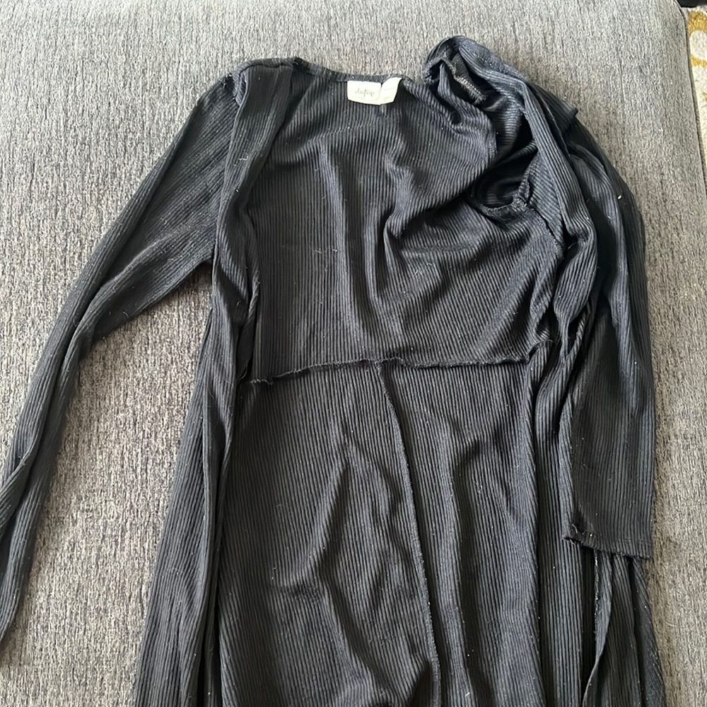 Black cardigan
